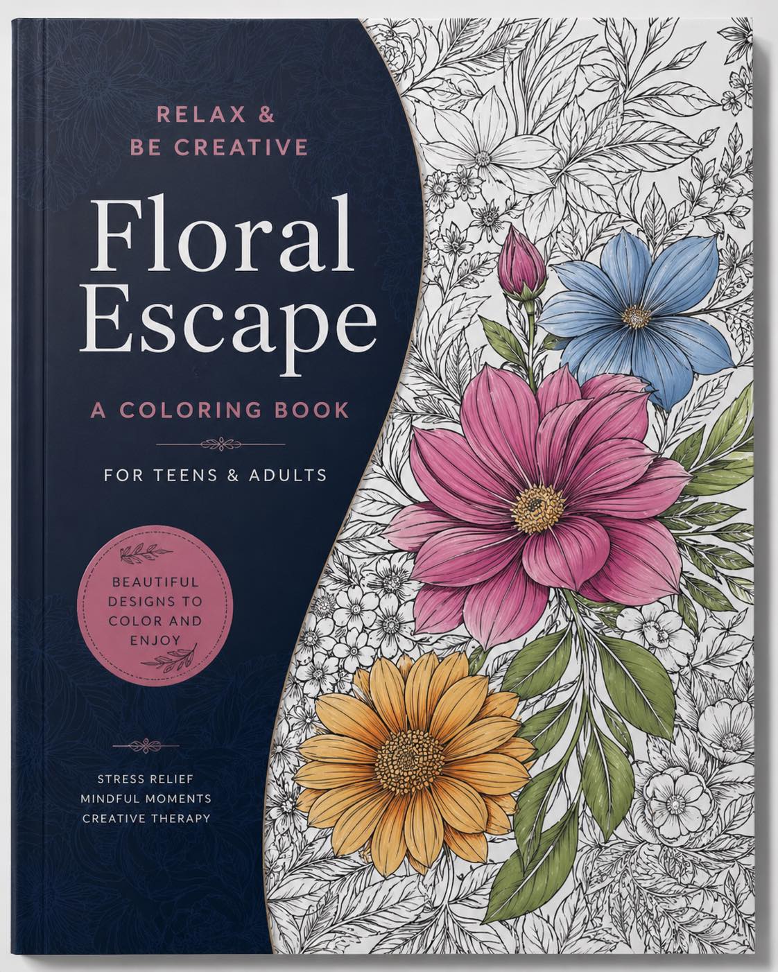 Relax & Unwind: Digital Coloring Book for Stress Relief